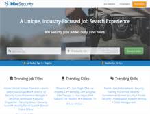 Tablet Screenshot of ihiresecurity.com